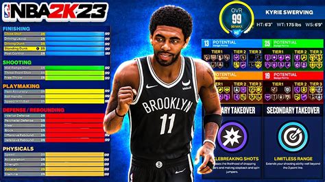 That 99 3-point rating will be hard to replicate to a player build because every point past 90 in any attribute will take up a lot of maximum points to allocate to other attributes. . Best pg build 2k23